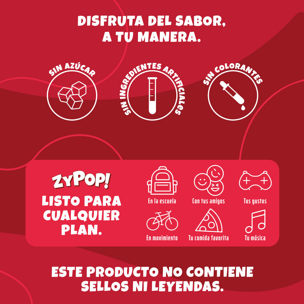 ZyPop! sabor Manzana